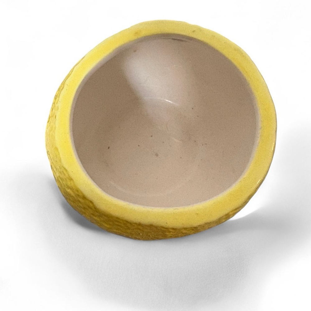 Lemon Shaped Ceramic Container - Picture 5 of 8